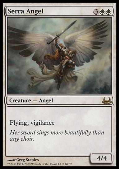 Magic the Gathering: Duel Decks: Divine vs. Demonic (Base Set) card 10 Serra Angel