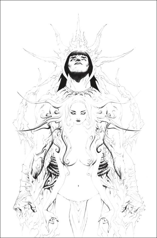 Conan the Barbarian (2023) issue 14-F Jae Lee B&W Cover