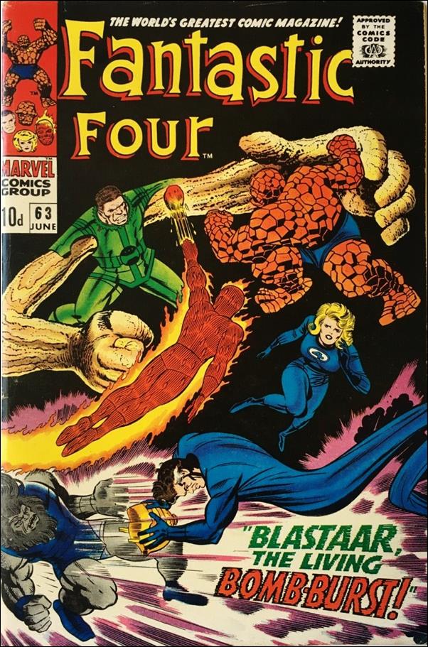 Fantastic Four (1961) issue 63-B UK Price Cover