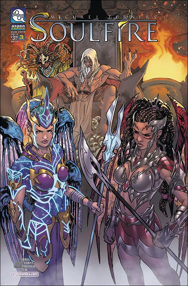 Michael Turner's Soulfire (2019) issue 3 Raffaele Forte Cover