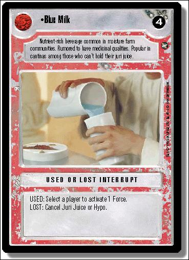 Star Wars: A New Hope Limited (Base Set) card 139 Blue Milk