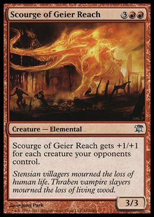 Magic the Gathering: Innistrad (Base Set) card 162 Scourge of Geier Reach