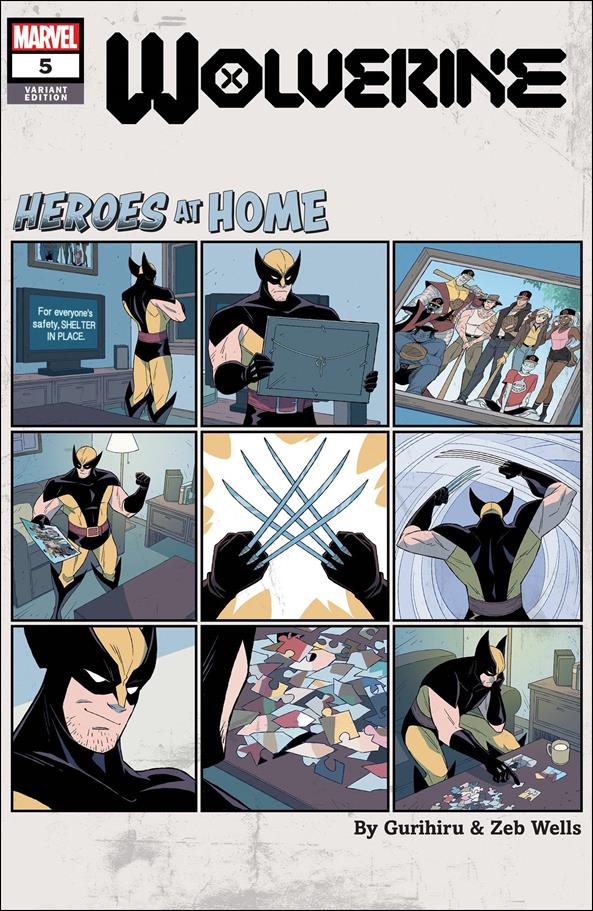 Wolverine (2020) issue 5-B Gurihiru Heroes at Home Cover