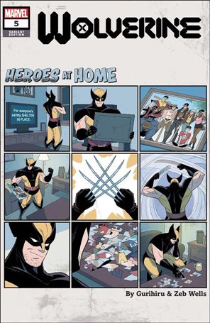 Wolverine (2020) issue 5-B Gurihiru Heroes at Home Cover