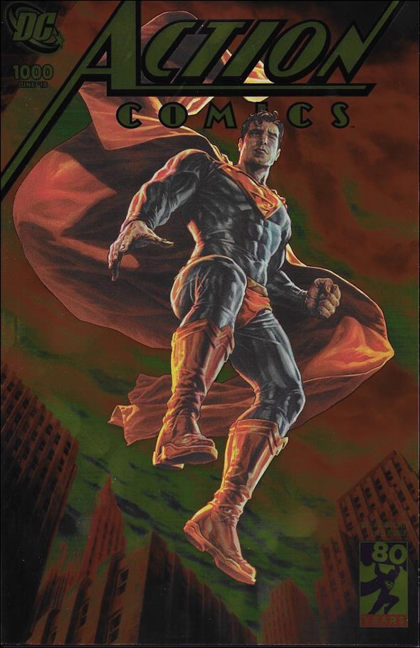 Action Comics (1938) issue 1000-LE Lee Bermejo "2000s" Gold Foil Convention Cover