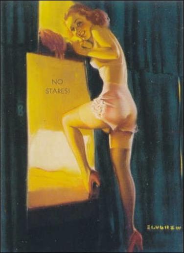 Elvgren's Calendar Pinups 2 (Base Set) card 72 No Stairs!