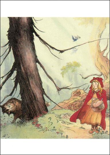 Charles Vess (Base Set) card 46 Little Red Riding Hood