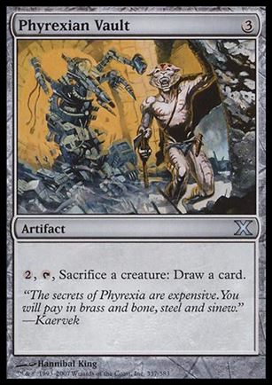 Magic the Gathering: 10th Edition (Base Set) card 337 Phyrexian Vault