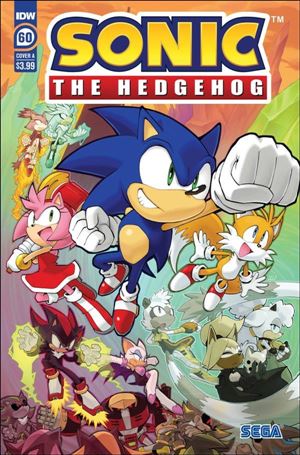 Sonic the Hedgehog (2018) issue 60 Aaron Hammerstrom Cover
