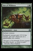 Magic the Gathering: Commander (Base Set) card 178 Vow of Wildness