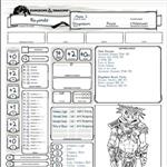Tag: Dungeons & Dragons Character Sheet Cover